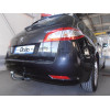 P044A GALIA Полностью оцинкованный фаркоп на Peugeot 508 универсал 2011-2019. Подрозетник убирается за бампер. Тип шара: A. Невидимый вырез бампера. Нагрузки: 1900/75 кг, масса фаркопа 22,52 кг