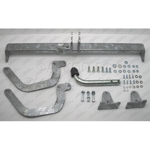 P044A GALIA Полностью оцинкованный фаркоп на Peugeot 508 универсал 2011-2019. Подрозетник убирается за бампер. Тип шара: A. Невидимый вырез бампера. Нагрузки: 1900/75 кг, масса фаркопа 22,52 кг