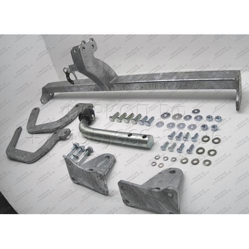 P044A GALIA Полностью оцинкованный фаркоп на Peugeot 508 универсал 2011-2019. Подрозетник убирается за бампер. Тип шара: A. Невидимый вырез бампера. Нагрузки: 1900/75 кг, масса фаркопа 22,52 кг