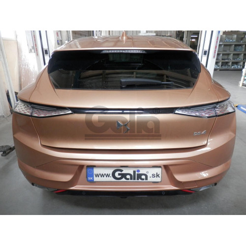 P049A GALIA Полностью оцинкованный фаркоп на Citroen C5 X 2022-, Peugeot 308 SW универсал 2022-, Peugeot 408 2022-, Peugeot 408X 2022-, Opel Astra L универсал 2022-, DS DS4 2021-. Тип шара: A. Невидимый вырез бампера. Нагрузки: 1600/80 кг, масса фаркопа 1