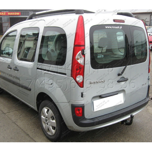 R-074 STEINHOF Фаркоп на Renault Kangoo II 2008-2021 без снятия и подрезки бампера. Тип шара: AH (горизонтальное быстросъемное крепление шара на ключе). Нагрузки: 1350/75 кг, масса фаркопа 20,3 кг (без электрики в комплекте)