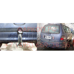 R005A GALIA Полностью оцинкованный фаркоп на Renault Espace 1997-2002, включая Grand Espace, не включая 4WD. Тип шара: A. Установка без снятия и выреза бампера. Нагру