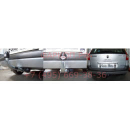 R074C GALIA Полностью оцинкованный фаркоп на Renault Megane II 2003-2008 (classic) седан/универсал, Megane III универсал 2008-2016. Подрозетник убирается за бампер. Тип ш