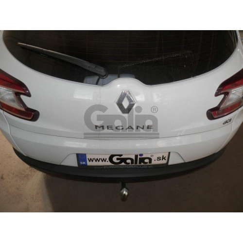 R074C GALIA Полностью оцинкованный фаркоп на Renault Megane II 2003-2008 (classic) седан/универсал, Megane III универсал 2008-2016. Подрозетник убирается за бампер. Тип шара: C (горизонтальный съемный). Установка без выреза бампера. Нагрузки: 1300/75 кг, 