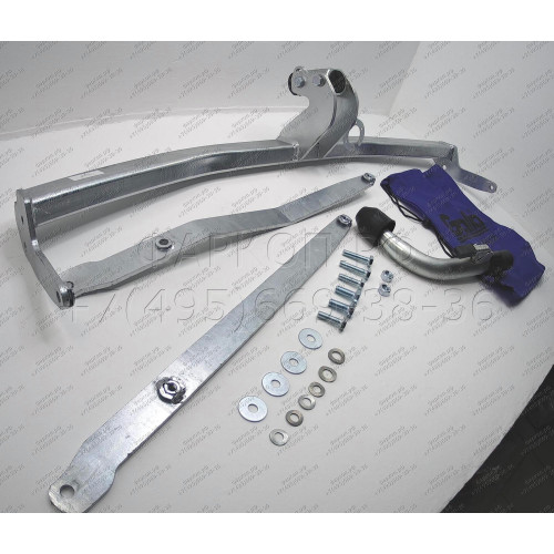R074C GALIA Полностью оцинкованный фаркоп на Renault Megane II 2003-2008 (classic) седан/универсал, Megane III универсал 2008-2016. Подрозетник убирается за бампер. Тип шара: C (горизонтальный съемный). Установка без выреза бампера. Нагрузки: 1300/75 кг, 