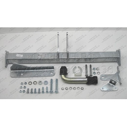 R094A GALIA Полностью оцинкованный фаркоп на Land Rover Freelander II 2008-2015. Тип шара: A. Невидимый вырез бампера. Нагрузки: 2300/145 кг, масса фаркопа 15,82 кг