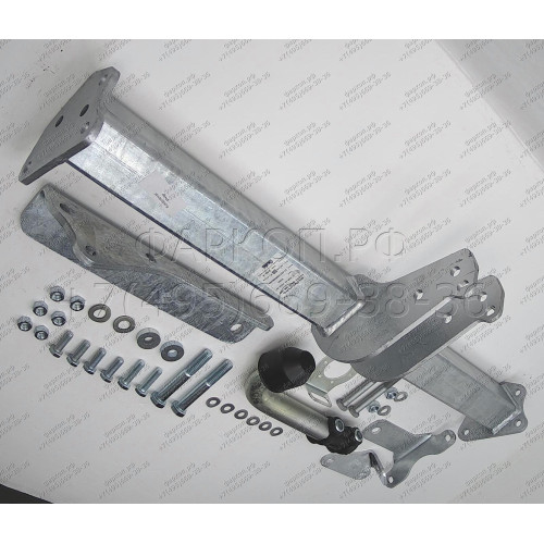 R094A GALIA Полностью оцинкованный фаркоп на Land Rover Freelander II 2008-2015. Тип шара: A. Невидимый вырез бампера. Нагрузки: 2300/145 кг, масса фаркопа 15,82 кг