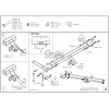 R094A GALIA Полностью оцинкованный фаркоп на Land Rover Freelander II 2008-2015. Тип шара: A. Невидимый вырез бампера. Нагрузки: 2300/145 кг, масса фаркопа 15,82 кг