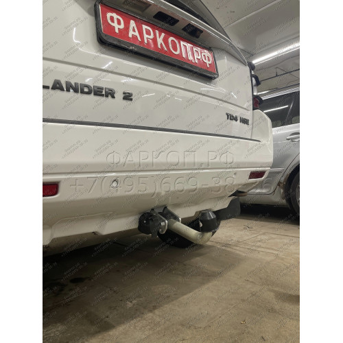 R094A GALIA Полностью оцинкованный фаркоп на Land Rover Freelander II 2008-2015. Тип шара: A. Невидимый вырез бампера. Нагрузки: 2300/145 кг, масса фаркопа 15,82 кг