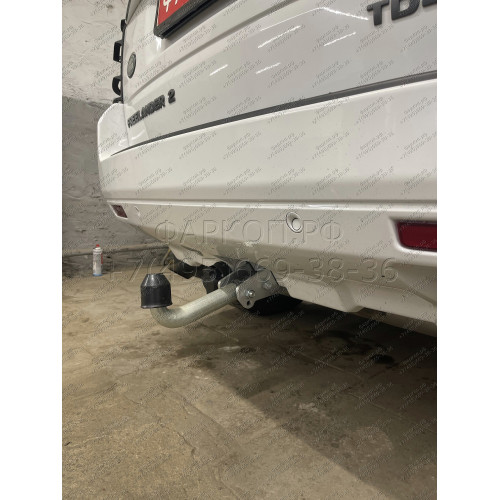 R094A GALIA Полностью оцинкованный фаркоп на Land Rover Freelander II 2008-2015. Тип шара: A. Невидимый вырез бампера. Нагрузки: 2300/145 кг, масса фаркопа 15,82 кг