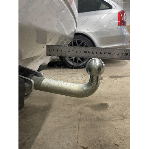 R094A GALIA Полностью оцинкованный фаркоп на Land Rover Freelander II 2008-2015. Тип шара: A. Невидимый вырез бампера. Нагрузки: 2300/145 кг, масса фаркопа 15,82 кг