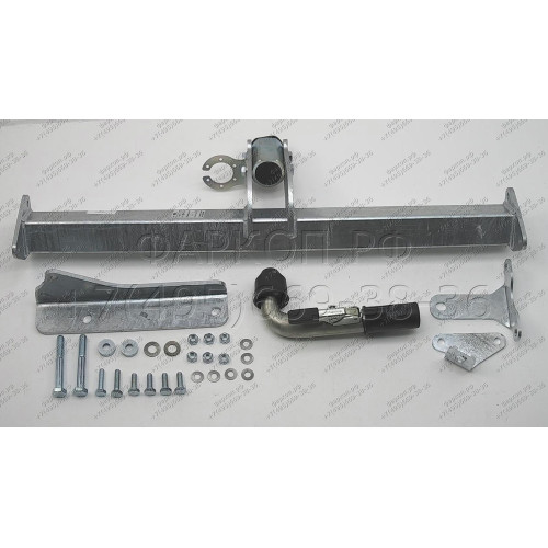 R094C GALIA Полностью оцинкованный фаркоп на Land Rover Freelander II 2008-2015. Тип шара: C (горизонтальный съемный). Невидимый вырез бампера. Нагрузки: 2300/145 кг, масса фаркопа 17,17 кг