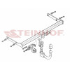 S-311 STEINHOF Фаркоп на Skoda Rapid лифтбек 06/2012-2020, 2020-2022. Требуется подрезка бампера. Тип шара: AV (вертикальное быстросъемное крепление шара на ключе). Нагрузки: 1600/75 кг, масса фаркопа 17,3 кг (без электрики в комплекте)