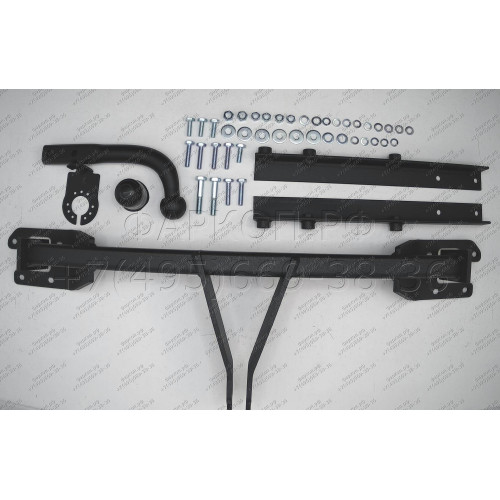 S-368 STEINHOF Фаркоп на Subaru Outback 2009-2015. Требуется подрезка бампера. Тип шара: A. Нагрузки: 2000/85 кг, масса фаркопа 17,3 кг (без электрики в комплекте)