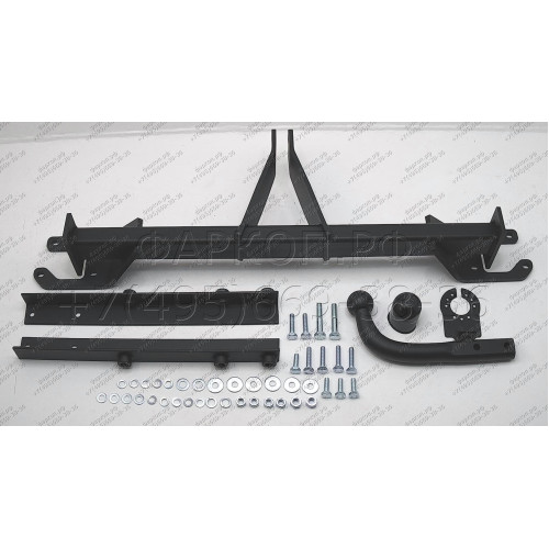 S-368 STEINHOF Фаркоп на Subaru Outback 2009-2015. Требуется подрезка бампера. Тип шара: A. Нагрузки: 2000/85 кг, масса фаркопа 17,3 кг (без электрики в комплекте)