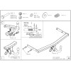 S070A GALIA Полностью оцинкованный фаркоп на SEAT Cordoba седан 2002-2009. Подрозетник убирается за бампер. Тип шара: A. Невидимый вырез бампера. Нагрузки: 1200/50 кг, масса фаркопа 13,75 кг