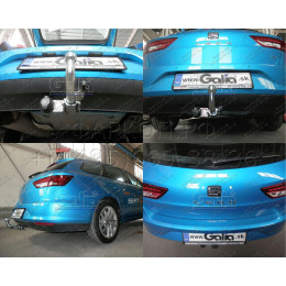 S108A GALIA Полностью оцинкованный фаркоп на SEAT Leon ST универсал 2013-2020. Тип шара: A. Нагрузки: 1800/80 кг, масса фаркопа 14,5 кг