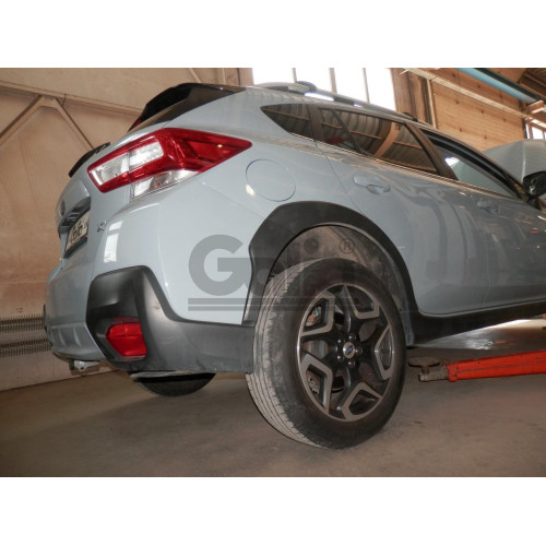 S144A GALIA Полностью оцинкованный фаркоп на Subaru XV 2017-2022. Подрозетник убирается за бампер. Тип шара: A. Установка без выреза бампера. Нагрузки: 1600/90 кг, масса фаркопа 16,52 кг