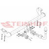 T-103 STEINHOF Фаркоп на Toyota Avensis универсал T25 2003-2009 без снятия и подрезки бампера. Тип шара: AH (горизонтальное быстросъемное крепление шара на ключе). Нагрузки: 1550/75 кг, масса фаркопа 14,5 кг (без электрики в комплекте)