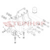 T-165 STEINHOF Фаркоп на Toyota Land Cruiser Prado 3 двери (J125) 2003-2009. Требуется подрезка бампера. Тип шара: F. Нагрузки: 2800/115 кг, масса фаркопа 10,1 кг (без электрики в комплекте)