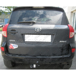 T-190 STEINHOF Фаркоп на Toyota RAV4 без запасного колеса на двери 2006-2013 без подрезки бампера. Тип шара: A. Нагрузки: 2000/90 кг, масса фаркопа 21,8 кг (без элек