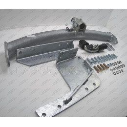 T050C GALIA Полностью оцинкованный фаркоп на Toyota Land Cruiser 100 1998-2008, Lexus LX470 1998-2008. Тип шара: C (горизонтальный съемный). Установка без снятия и выреза б