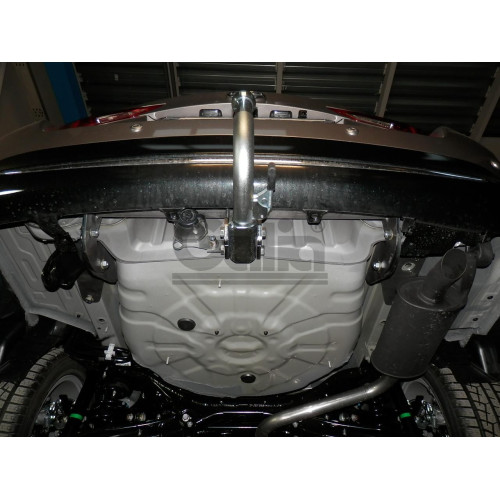 T062A GALIA Полностью оцинкованный фаркоп на Toyota Auris универсал 2013-2018. Подрозетник убирается за бампер. Тип шара: A. Установка без снятия и выреза бампера. Нагрузки: 1600/75 кг, масса фаркопа 16,82 кг