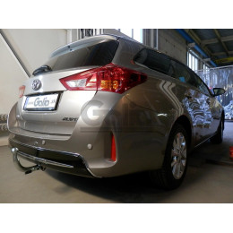 T062A GALIA Полностью оцинкованный фаркоп на Toyota Auris универсал 2013-2018. Подрозетник убирается за бампер. Тип шара: A. Установка без снятия и выреза б