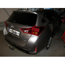 T062A GALIA Полностью оцинкованный фаркоп на Toyota Auris универсал 2013-2018. Подрозетник убирается за бампер. Тип шара: A. Установка без снятия и выреза б