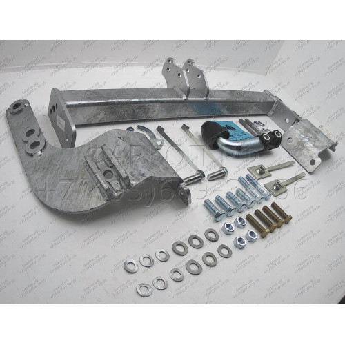 T071A GALIA Полностью оцинкованный фаркоп на Toyota Land Cruiser 200 2008-2021, Lexus LX 2008-2021. Тип шара: A. Установка без снятия и выреза бампера. Нагрузки: 3500/140 кг, масса фаркопа 19,62 кг
