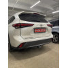 T077C GALIA Полностью оцинкованный фаркоп на Toyota Highlander 2021-. Тип шара: C (горизонтальный съемный). Без подрезки бампера. Нагрузки: 2200/100 кг, масса фаркопа 20,67 кг