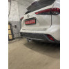 T077C GALIA Полностью оцинкованный фаркоп на Toyota Highlander 2021-. Тип шара: C (горизонтальный съемный). Без подрезки бампера. Нагрузки: 2200/100 кг, масса фаркопа 20,67 кг