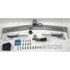 T077C GALIA Полностью оцинкованный фаркоп на Toyota Highlander 2021-. Тип шара: C (горизонтальный съемный). Без подрезки бампера. Нагрузки: 2200/100 кг, масса фаркопа 20,67 кг