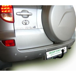 T107-A Лидер-плюс ТСУ для Toyota RAV4 (A2,XA3) 2006-2013 без снятия и выреза бампера. Нагрузки: 1500/75 кг, масса фаркопа 20,8 кг (без электрики в комплекте)