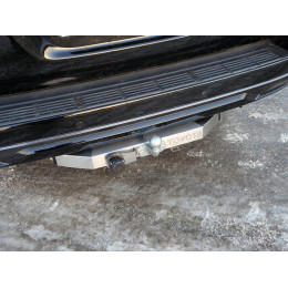 TCU00046 ТСС Фаркоп на Toyota Land Cruiser 200 Executive/Executive Lounge 2016-2021, Toyota Land Cruiser 200 TRD 2019-2021 с накладкой с надписью Toyota без подрезки бампера. Тип шара: F. Нагруз