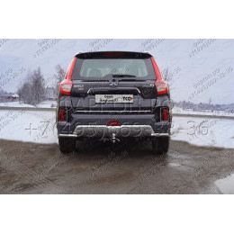 TCU00137 ТСС Фаркоп на Geely Emgrand X7 2018-2021 без подрезки бампера. Тип шара: E (шаровый узел под американский квадрат). Нагрузки: 1500/100 кг