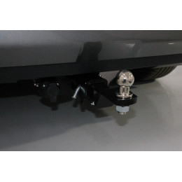 TCU00147 ТСС Фаркоп на Toyota RAV4 2019-2025, Suzuki Across 2020-2025 без подрезки бампера. Тип шара: E (шаровый узел под американский квадрат). Нагрузки: 1500/80 кг