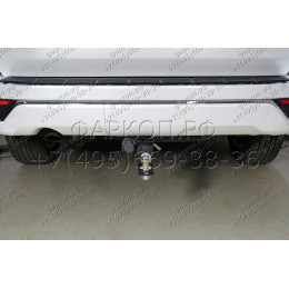 TCU00287N ТСС Фаркоп на Toyota Land Cruiser 300 2021-, Lexus LX 2021-. Требуется подрезка бампера. Тип шара: E (шаровый узел под американский квадрат с нержавеющим ша