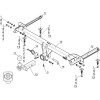 TCU00395 ТСС Фаркоп на BAIC X35 2023-. Тип шара: E (шаровый узел под американский квадрат). Нагрузки: 750/50 кг