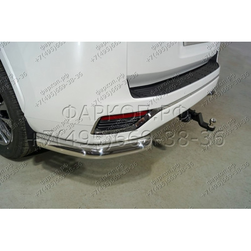 TCU00287N ТСС Фаркоп на Toyota Land Cruiser 300 2021-, Lexus LX 2021-. Требуется подрезка бампера. Тип шара: E (шаровый узел под американский квадрат с нержавеющим шаром). Нагрузки: 2500/100 кг