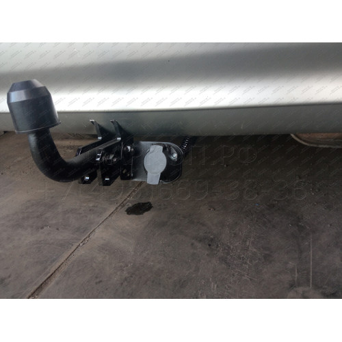 H.T45.A HALTY Фаркоп на Toyota Corona Premio 1996-2001, Toyota Carina T210 1996-2001. Требуется подрезка бампера. Тип шара: A. Нагрузки: 500/50 кг, масса фаркопа 12,9 кг