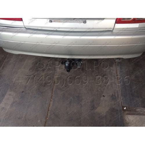 H.T45.A HALTY Фаркоп на Toyota Corona Premio 1996-2001, Toyota Carina T210 1996-2001. Требуется подрезка бампера. Тип шара: A. Нагрузки: 500/50 кг, масса фаркопа 12,9 кг