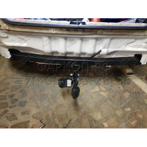 H.T45.A HALTY Фаркоп на Toyota Corona Premio 1996-2001, Toyota Carina T210 1996-2001. Требуется подрезка бампера. Тип шара: A. Нагрузки: 500/50 кг, масса фаркопа 12,9 кг