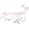 V-068 STEINHOF Фаркоп на Volkswagen Golf Cross 2007-2014. Требуется подрезка бампера. Тип шара: A. Нагрузки: 1800/100 кг, масса фаркопа 16 кг (без электрики в комплекте)