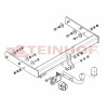 V-119 STEINHOF Фаркоп на Volkswagen Transporter T5 2003-2015, Transporter T6 2015-2024, Volkswagen Caravelle T5 2003-2015, Caravelle T6 2015-2024, Volkswagen Multivan T5 2003-2015, Multivan T6 2015-2022 без подрезки бампера. Тип шара: A. Нагрузки: 2800/12