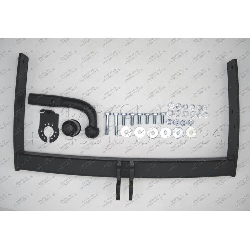 V-119 STEINHOF Фаркоп на Volkswagen Transporter T5 2003-2015, Transporter T6 2015-2024, Volkswagen Caravelle T5 2003-2015, Caravelle T6 2015-2024, Volkswagen Multivan T5 2003-2015, Multivan T6 2015-2022 без подрезки бампера. Тип шара: A. Нагрузки: 2800/12