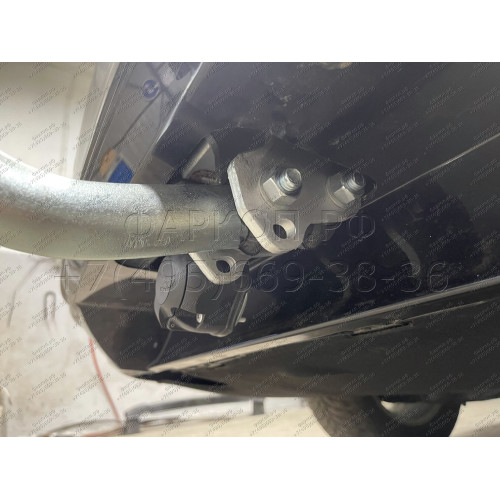 V081A GALIA Полностью оцинкованный фаркоп на Volkswagen Passat B8 седан/универсал 08/2014-2023, в т.ч. Alltrack B8 2015-2023, Skoda Superb 3 седан/универсал 03/2015-2024. Подрозетник убирается за бампер. Тип шара: A. Невидимый вырез бампера. Нагрузки: 220