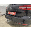 V081A GALIA Полностью оцинкованный фаркоп на Volkswagen Passat B8 седан/универсал 08/2014-2023, в т.ч. Alltrack B8 2015-2023, Skoda Superb 3 седан/универсал 03/2015-2024. Подрозетник убирается за бампер. Тип шара: A. Невидимый вырез бампера. Нагрузки: 220