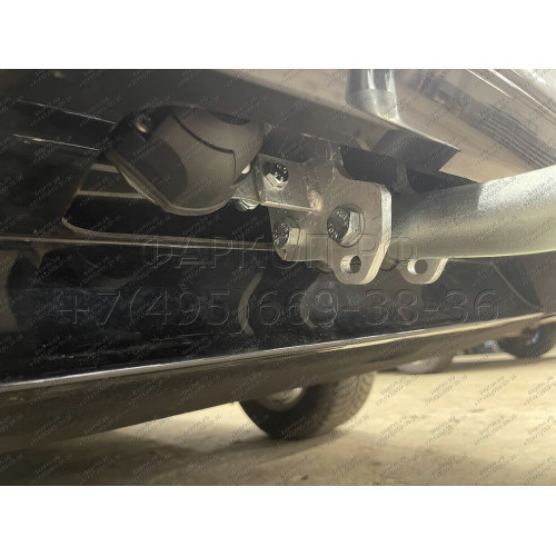 V081A GALIA Полностью оцинкованный фаркоп на Volkswagen Passat B8 седан/универсал 08/2014-2023, в т.ч. Alltrack B8 2015-2023, Skoda Superb 3 седан/универсал 03/2015-2024. Подрозетник убирается за бампер. Тип шара: A. Невидимый вырез бампера. Нагрузки: 220