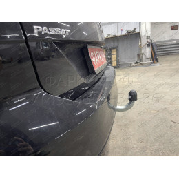 V081A GALIA Полностью оцинкованный фаркоп на Volkswagen Passat B8 седан/универсал 08/2014-2023, в т.ч. Alltrack B8 2015-2023, Skoda Superb 3 седан/универсал 03/2015-2024. Подрозетник 